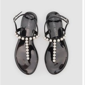 Stuart Weitzman Women’s Embellished Jelly Sandals